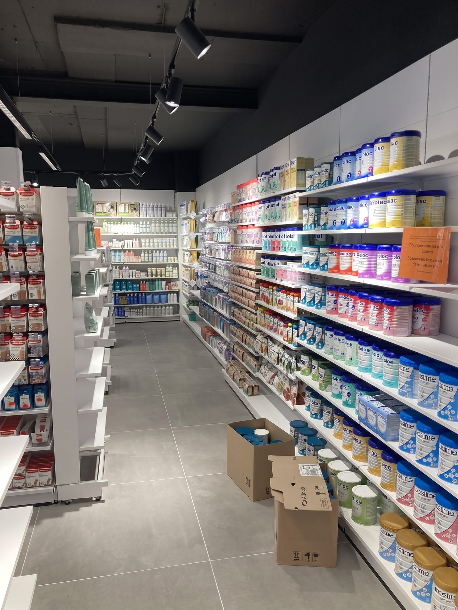 Rayon bébé de la Pharmacie Errera